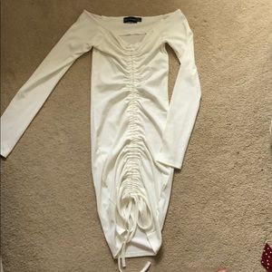 White body con dress.